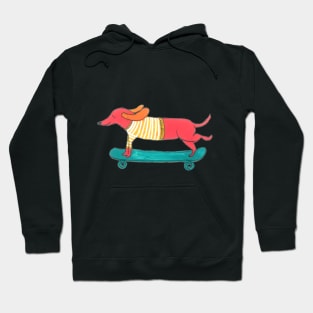 Skateboarding Dog Hoodie